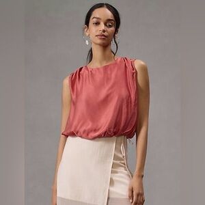 Anthropologie bubble hem boatneck top